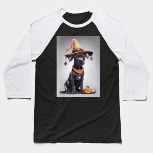 Great Dane Halloween Pup Baseball T-Shirt